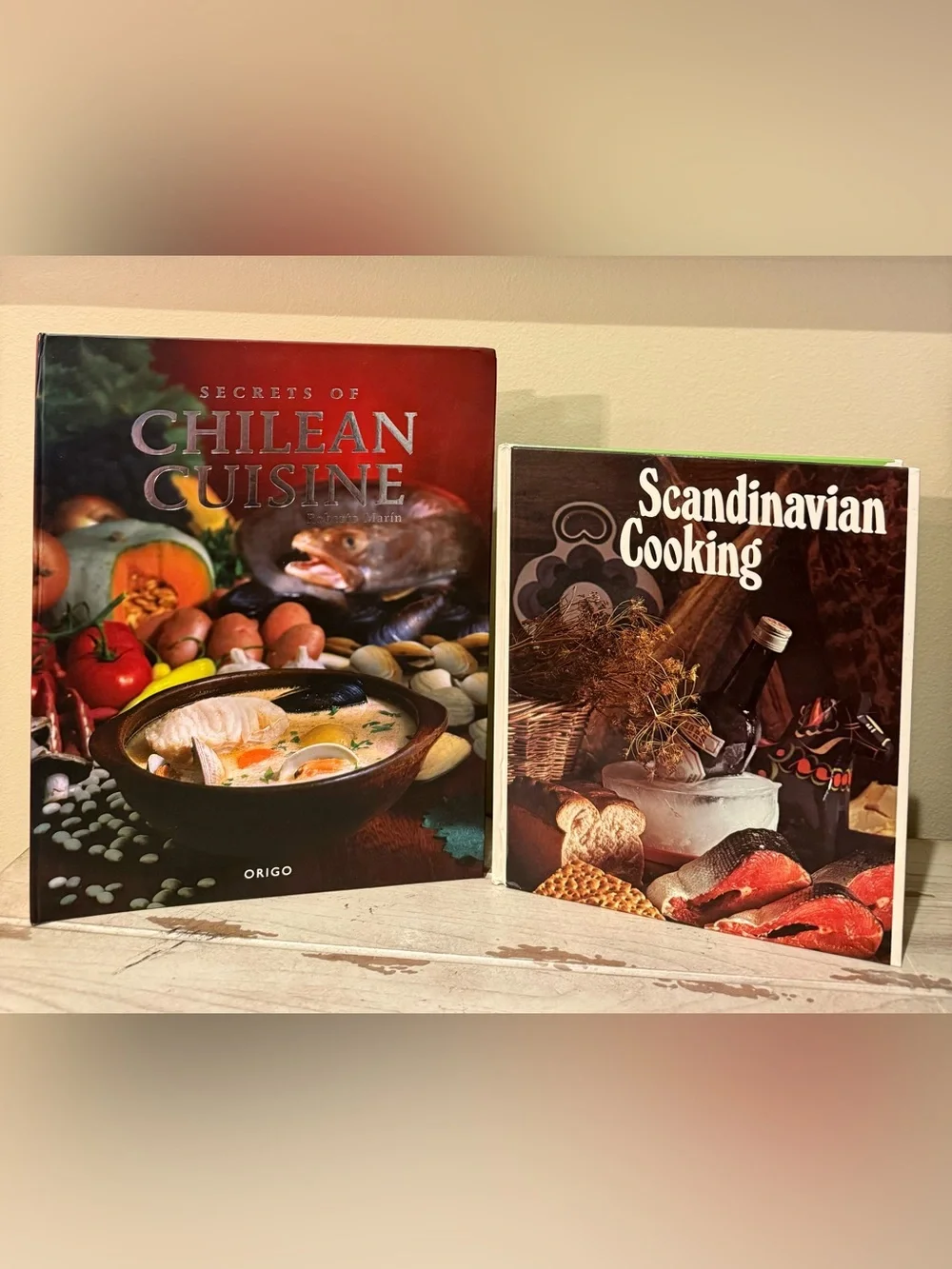Vintage International Cookbook Lot: Chilean & Scandinavian Cuisine